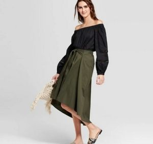 Hi lo midi skirt, Who What Wear